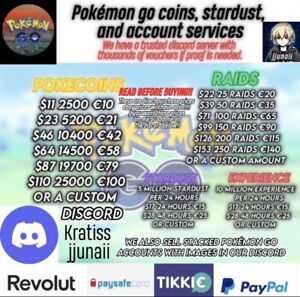 Pokémon Coins Go - Poke Coins bon marché Pokecoins réduction États-Unis