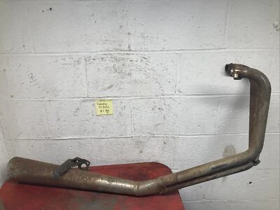 Yamaha TX 500 1973 2 en uno silenciador de cabezal de escape Foto 1 de 4