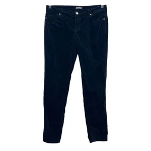 Buffalo David Bitton Women Pants Marvel Stretch Skinny Velvet Navy Size 12/32 - Picture 1 of 7