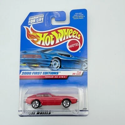 Hot Wheels 2000 First Editions Ferrari 365 GTB/4 Red Sports Car - Image 1 of 4