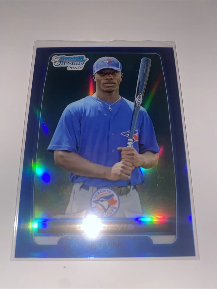 DJ Davis 2012 Bowman Chrome Blue Refractor /250 Toronto Blue Jays - Image 1 of 1