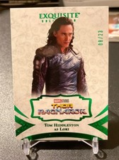 2021 Upper Deck Marvel Black Diamond Loki Exquisite Collection Green Parallel 23