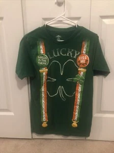 Herren T-Shirt Kleeblatt St. Patricks Day weich Premium - Bild 1 von 1