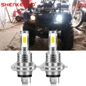 2PC Bright H4 Hi/Lo LED headlight bulbs for Suzuki Burgman 650 2003-2012 Scooter - Picture 1 of 17