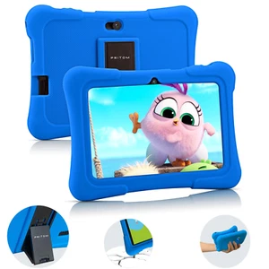 PRITOM Android 7 inch Kids Tablet 32GB Bluetooth WiFi Dual Camera Education PAD - Picture 1 of 7