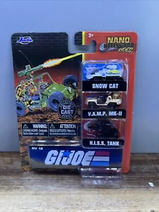 GI JOE Nano Hollywood Rides gatto delle nevi VAMP MK-II HISS serbatoio Jada auto pressofuse - Foto 1 di 4