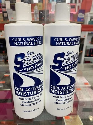 2x Luster's S Curl Moisturizing Hair Curl Activator No Drip 32oz ( 946ml )  - Image 1 of 2