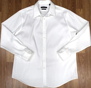 TOMMY HILFIGER ATHLETIC FIT SHIRT COTTON/POLY/SPANDEX WHITE Sz X-LARGE, XL - Picture 1 of 4