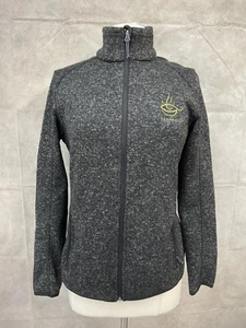 Port Authority Women’s Black Marled Knit Full Zip Jacket Size L - Picture 1 of 6