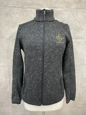 Port Authority Women’s Black Marled Knit Full Zip Jacket Size L - Image 1 of 4