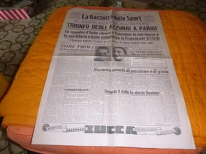 LA GAZZETTA  DELLO SPORT  5-4-1948  NR 78  ITALIA  FRANCIA  3-1 - Imagen 1 de 1