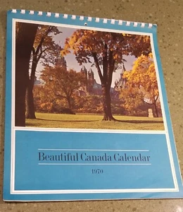 BEAUTIFUL CANADA CALENDAR~WALL~1970~13" X 11"~MCLLELLAND & STEWART VINTAGE - Picture 1 of 22