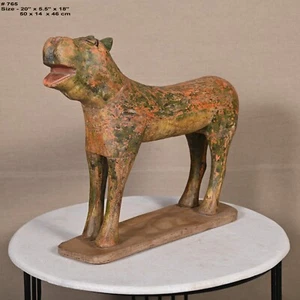 Figura de madera vintage tallada a mano de tigre salvaje escultura animal estatua de madera - Imagen 1 de 44