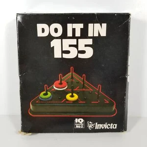 Do It In 155 Game by Invicta (Mastermind) IQ Puzzle Game #2 RARE 1981 Norway EUC - Picture 1 of 7