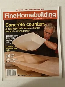 FINE HOMEBUILDING CONCRETE COUNTERS BATHROOM TILE DECK UPGRADE PLUMBING 97 PAGES - Picture 1 of 2