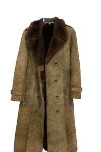 Vtg American Sheepherder Women Jacket Coat Sz 8 Shearling Sheepskin USA Made