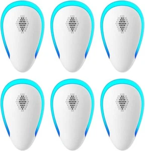 Ultrasonic Pest Repeller Indoor, 6 Pack Pest Repellent Ultrasonic Plug in - Picture 1 of 7
