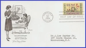USA5 #1253 ADDR ARTMASTER FDC   Homemakers - Imagen 1 de 1
