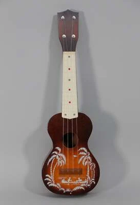 Vintage Harmony Silvertone Soprano Ukulele Palm Tree Stencil - Image 1 of 4