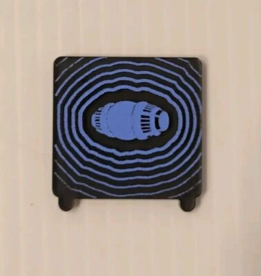 Star Wars X-Wing Seismic Charge Acrylic Black Blue Marker Token Open Play Promo - Image 1 of 2