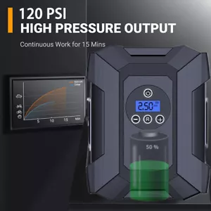 Universal Auto Tire Inflator Digital Electric Portable Car Air Pump Compressor - Picture 1 of 11
