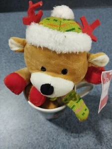 Taza Deer in a Latte - Juego de regalo de peluche juegos de renos - Imagen 1 de 5
