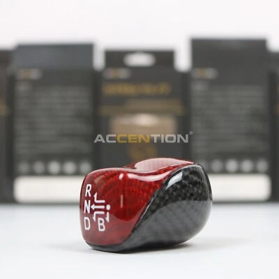 100% Real Carbon Fiber LHD Gear Shift Knob For Toyota Prius Prime 2016-2022 - Image 1 of 4