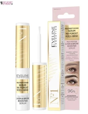 Eveline Multipeptide Lash & Brow Booster Serum Thickens I Lengthen I Strengthens - Image 1 of 3