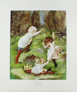PRINT/MOTHERING SUNDAY/ ANNE GRAHAME JOHNSTONE/31 cms x 38 cms/NUEVO/ POR ROYALE - Imagen 1 de 1