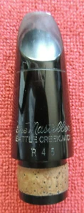  The Masteller R45 Bb Clarinet Mouthpiece Hard Rubber Nice Used Condition - Picture 1 of 6