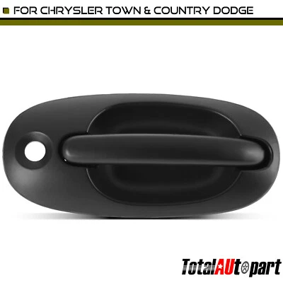 Manija de puerta exterior gris lisa para Chrysler Town & Country Dodge delantera derecha Foto 1 de 4