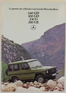 Prospekt Brochure Geländewagen Mercedes-Benz 240 GD 300 GD 230 G 280 GE - Bild 1 von 10