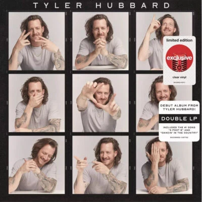 Tyler Hubbard Exclusive Limited Tyler Hubbard Clear Colored Vinyl Record 2XLP - Image 1 of 2