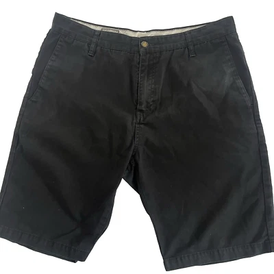 Volcom VMonty Shorts Mens 33 Black Adult Skateboard Flat Front Casual Skater - Image 1 of 4