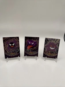 2000 Topps Pokémon HOLO Gastly, Haunter & Gengar SET 3 - Bild 1 von 8