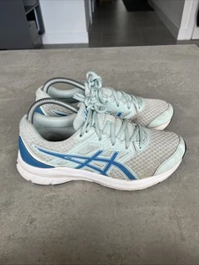 ASICS WOMENS BLUE JOLT 3 RUNNING TRAINERS GYM SHOES UK SIZE 6.5 - Picture 1 of 9