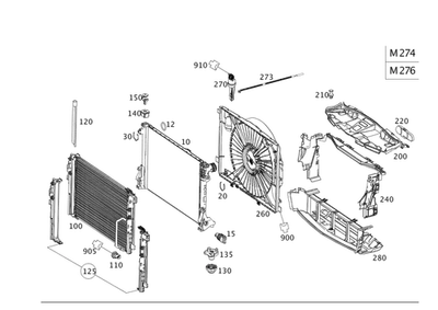 Soplador original Mercedes-Benz 204-500-03-93 Foto 1 de 2