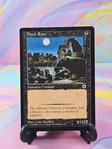 Magic the Gathering MTG Portal 1997 Card | Muck Rats - Picture 1 of 2