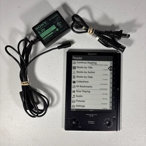 USED Sony PRS-505 BLACK Digital Ebook Portable Reader System eReader - Imagen 1 de 16