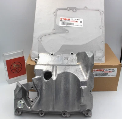 YAMAHA Genuino PARTÉN DE ACEITE CON JUNTA COLADOR CUBIERTA Ajuste YZF-R6 YZFR6 Foto 1 de 4