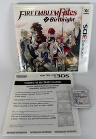 FIRE EMBLEM FATES BIRTHRIGHT - NINTENDO 3DS - COMPLETE *TESTED & WORKING*