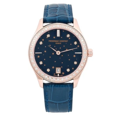Frederique Constant 36mm Steel Navy Diamond Dial Quartz Ladies FC-220NSD3BD4 - Image 1 of 4