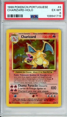 1999 POKEMON GAME #4 CHARIZARD HOLO PSA 6 - Image 1 of 2