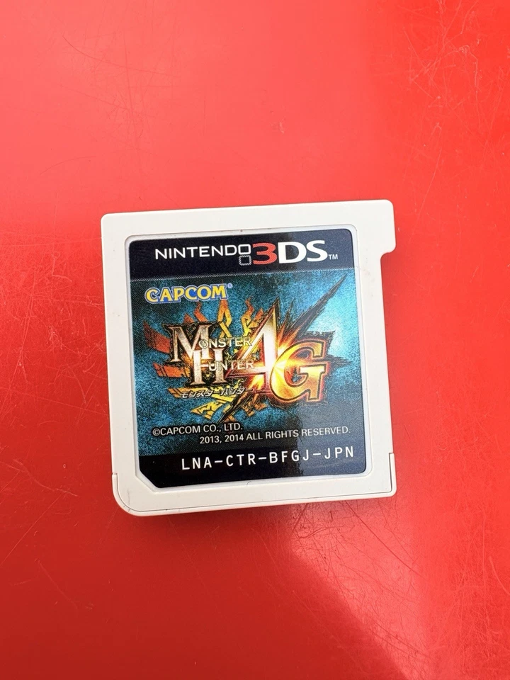 Monster Hunter 4G Nintendo 3DS Capcom 2014 Japanese Version LNA-CTR-BFGJ-JPN - Image 1 of 2