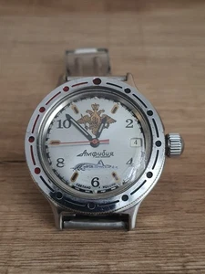 Soviet Watch Vostok Antimagnetic Amphibia Vintage Men's Wrist Watch Serviced 007 - Picture 1 of 24