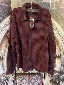Gap Herren XL Button Down Classic Fit Popeline rot kariert. Neu mit Etikett.     C131 - Bild 1 von 6
