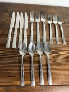 Pfaltzgraff LORING Edelstahl 3 Tafelgabeln & 3 Salatgabeln 4 Löffel und Messer 14 - Bild 1 von 4