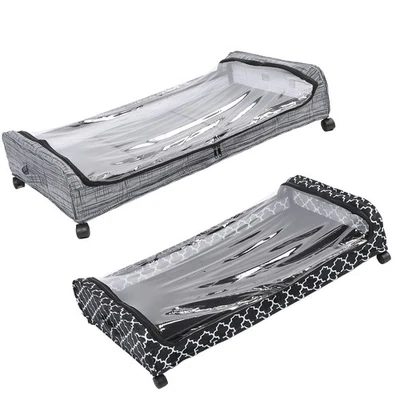 Under Bed Storage Container Large Capacity Carbon Steel&Oxford Cloth Rolling - Image 1 of 4