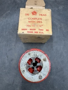 Toledo Pipe Threading Die No 11 1/8” - Picture 1 of 4