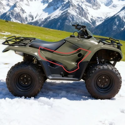 For Honda TRX420FE FM TE TM 2007-13 08 Right Side Plastic Cover #83550-HP5-600ZA - Image 1 of 4